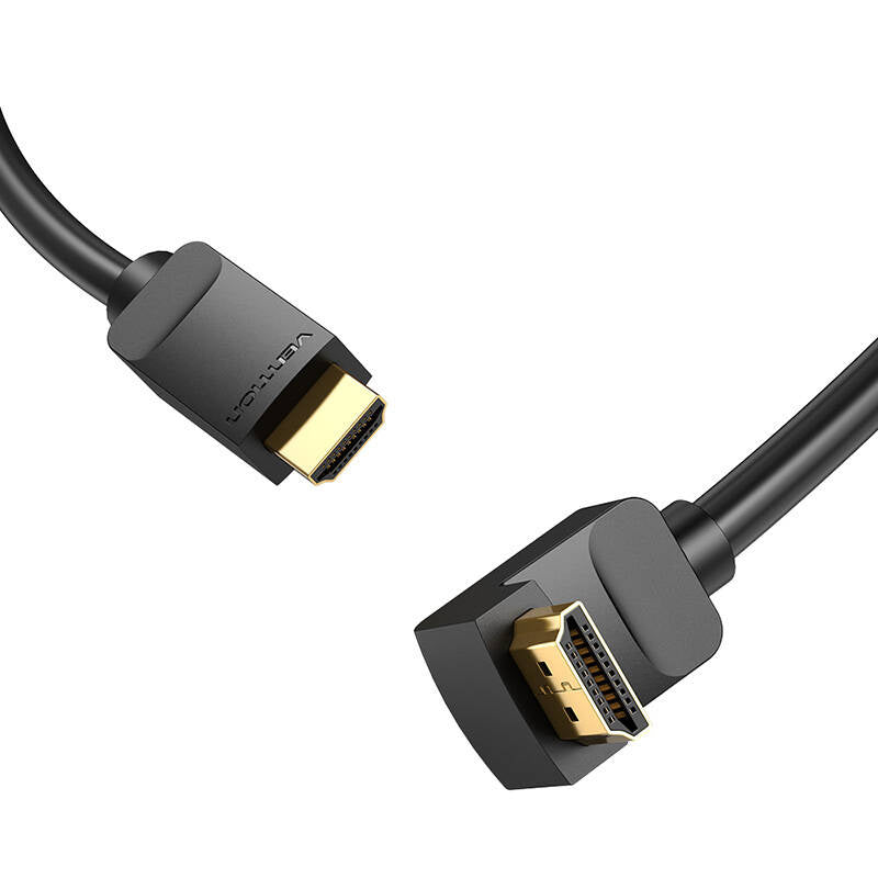 Kabel HDMI 2.0 Vention AAQBH 2m, 270° abgewinkelt, 4K 60Hz (schwarz)