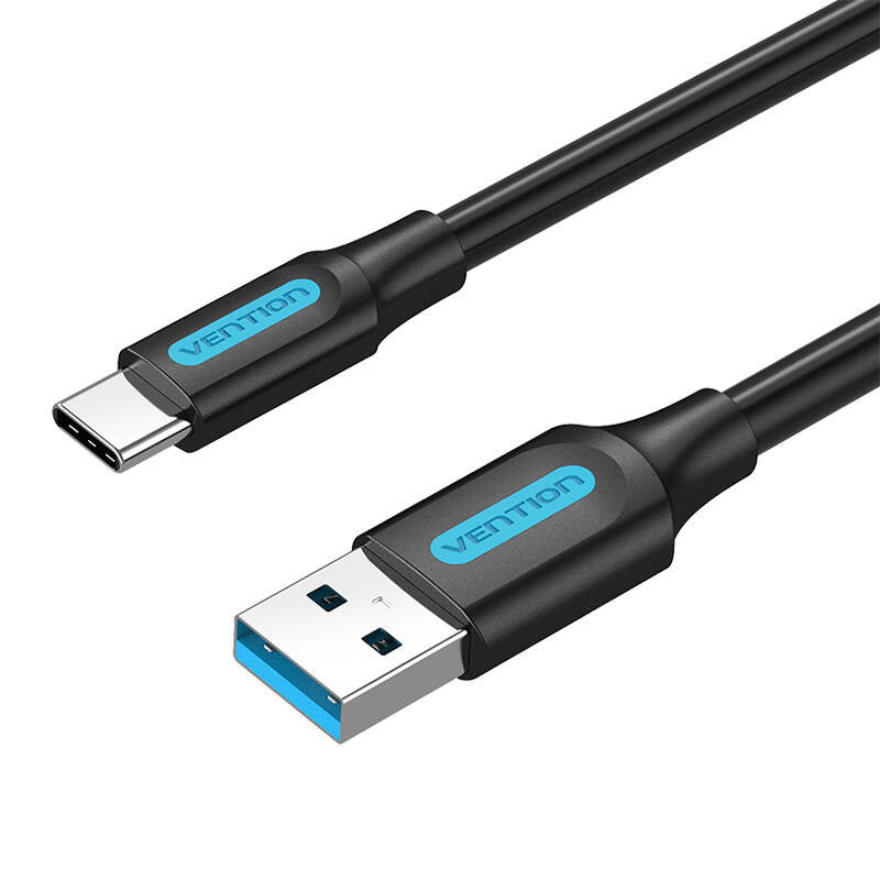 USB 3.0 A auf USB-C Kabel Vention COZBH 2m Schwarzes PVC