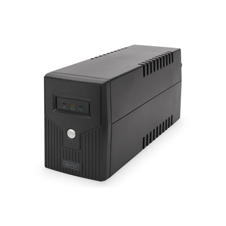 Digitus | Line-Interactive UPS | Line-Interactive UPS DN-170063, 600VA, 360W, 1x 12V/7Ah battery, 2x CEE 7/7 outlet, 2x