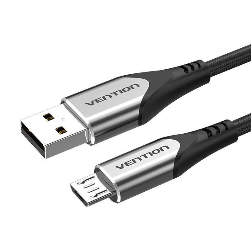 Kabel USB 2.0 A auf Micro USB Vention COAHD 3A 0,5m grau