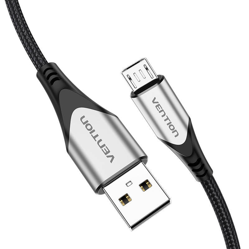 Kabel USB 2.0 A auf Micro USB Vention COAHD 3A 0,5m grau