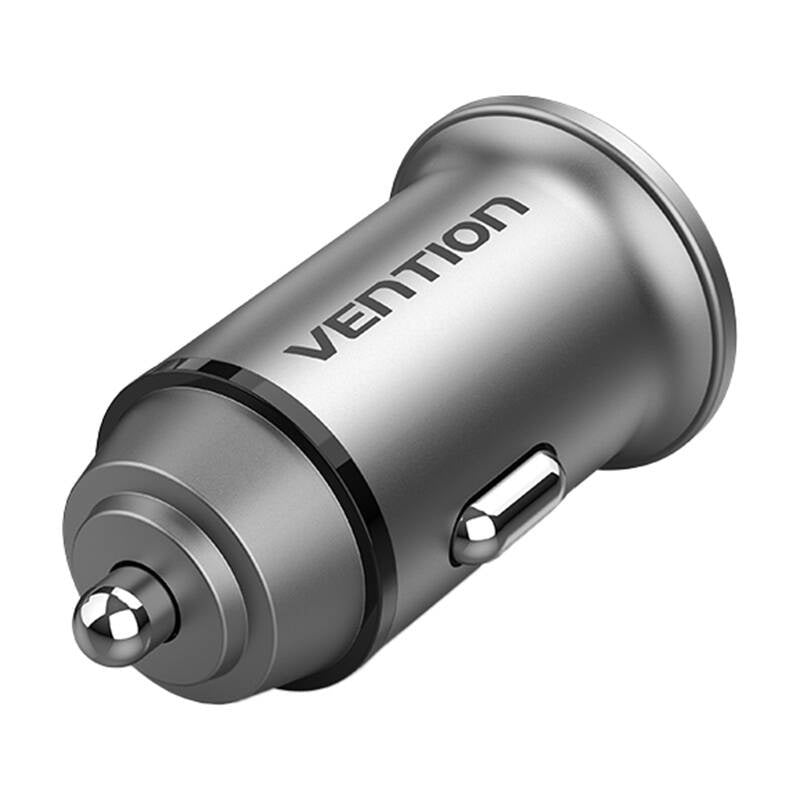Autoladegerät 2x USB Vention FFEH0 30W Grau