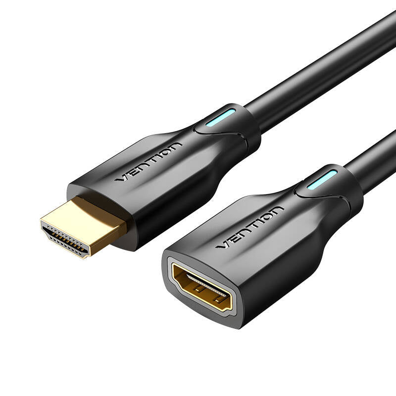 Kabel PrzedÅużajÄ
cy HDMI 2.1 Vention AHBBF, 1m, 8K 60Hz/ 4K 120Hz Czarny