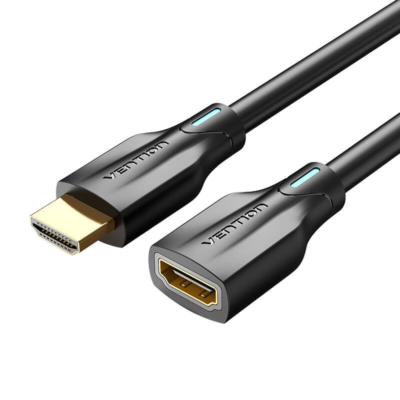 Kabel PrzedÅużajÄ
cy HDMI 2.1 Vention AHBBG, 1,5m, 8K 60Hz/ 4K 120Hz Czarny