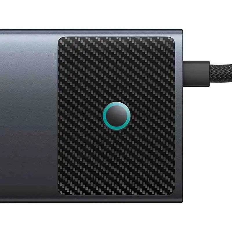 Adapter Hub 10in1 Baseus USB-C - 2xHDMI, 3xUSB-A, USB-C, RJ45, SD/TF, PD (black) - Product Image 6