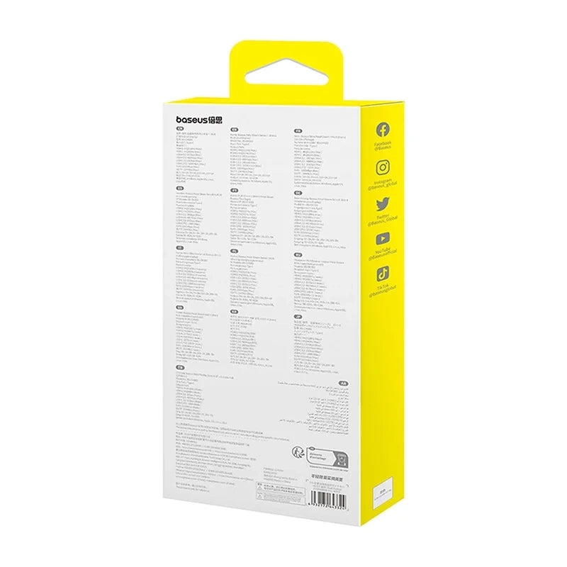 Adapter Hub 10in1 Baseus 2x HDMI, USB-C, 3xUSB-A+RJ45+SD/TF, PD (grey) - Product Image 8