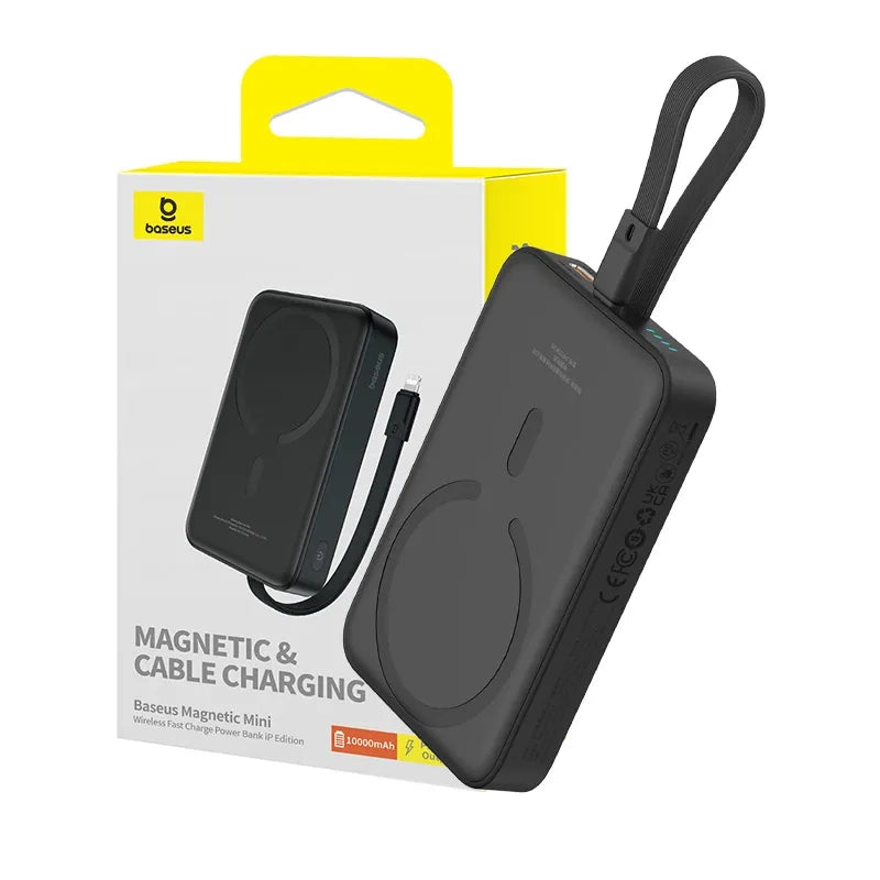 Powerbank Baseus Magnetic Mini 10000mAh, Lightning 20W MagSafe (black) - Product Image 1