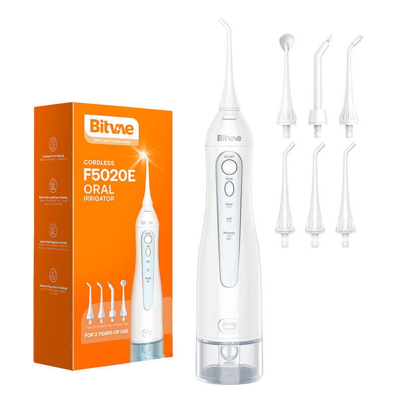 Water flosser with nozzles set Bitvae BV 5020E White - Product Image 1