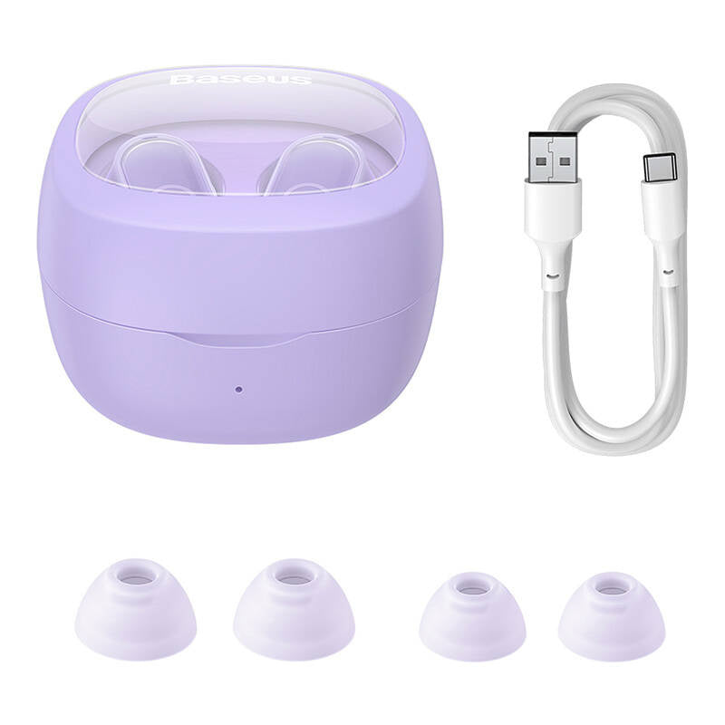Wireless headphones Baseus Bowie WM02 TWS, Bluetooth 5.0 (Violet) OS - Product Image 7