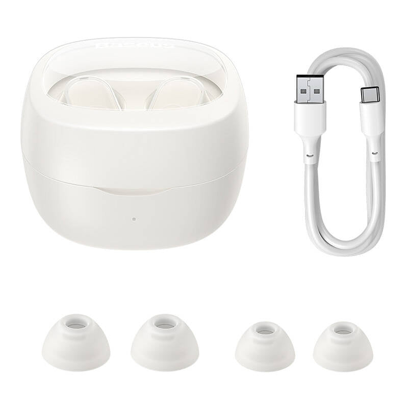 Wireless headphones Baseus Bowie WM02 TWS, Bluetooth 5.0 (white) OS - Product Image 7