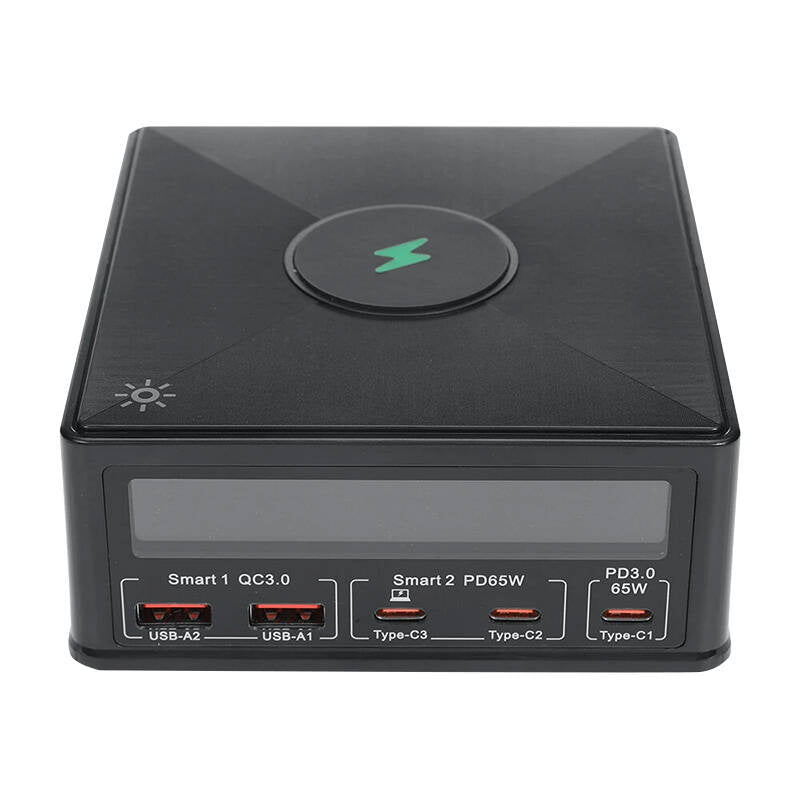 Ladegerät Blitzwolf 868H, 2xUSB-A, 3xUSB Typ-C, 160W (schwarz)