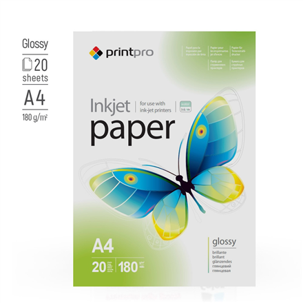 ColorWay PrintPro Photo Paper, 20 sheets | High Glossy | 180 g/m² | A4