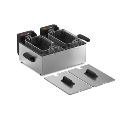 Tristar Double deep fryer | FR-9342 | Power 3600 W | Capacity 6 L | Silver