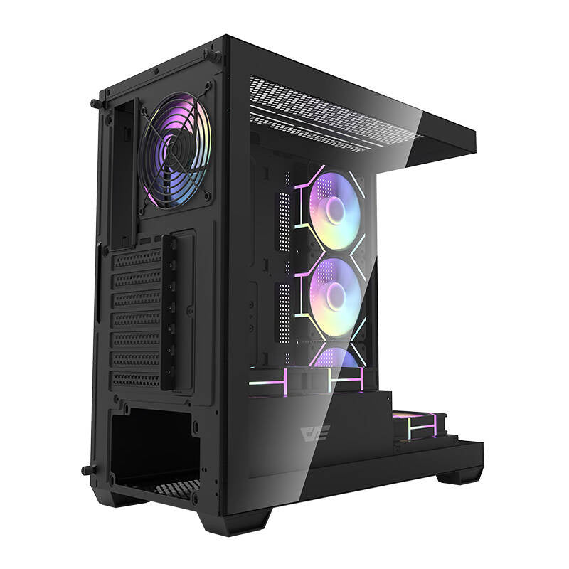 Darkflash DS900 computer case (black) + 7 ARGB fans - Product Image 6