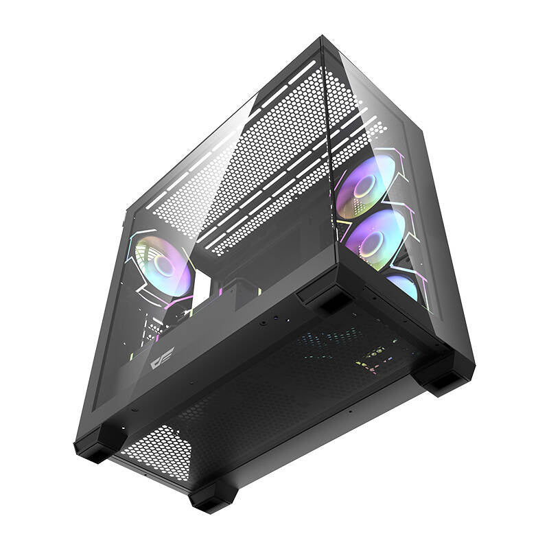 Darkflash DS900 computer case (black) + 7 ARGB fans - Product Image 7