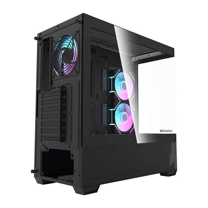Darkflash DS900 AIR computer case (black) + 6 ARGB fans - Product Image 6