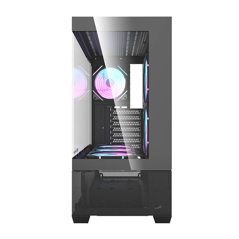 Darkflash DS900 AIR computer case (black) + 6 ARGB fans - Product Image 4