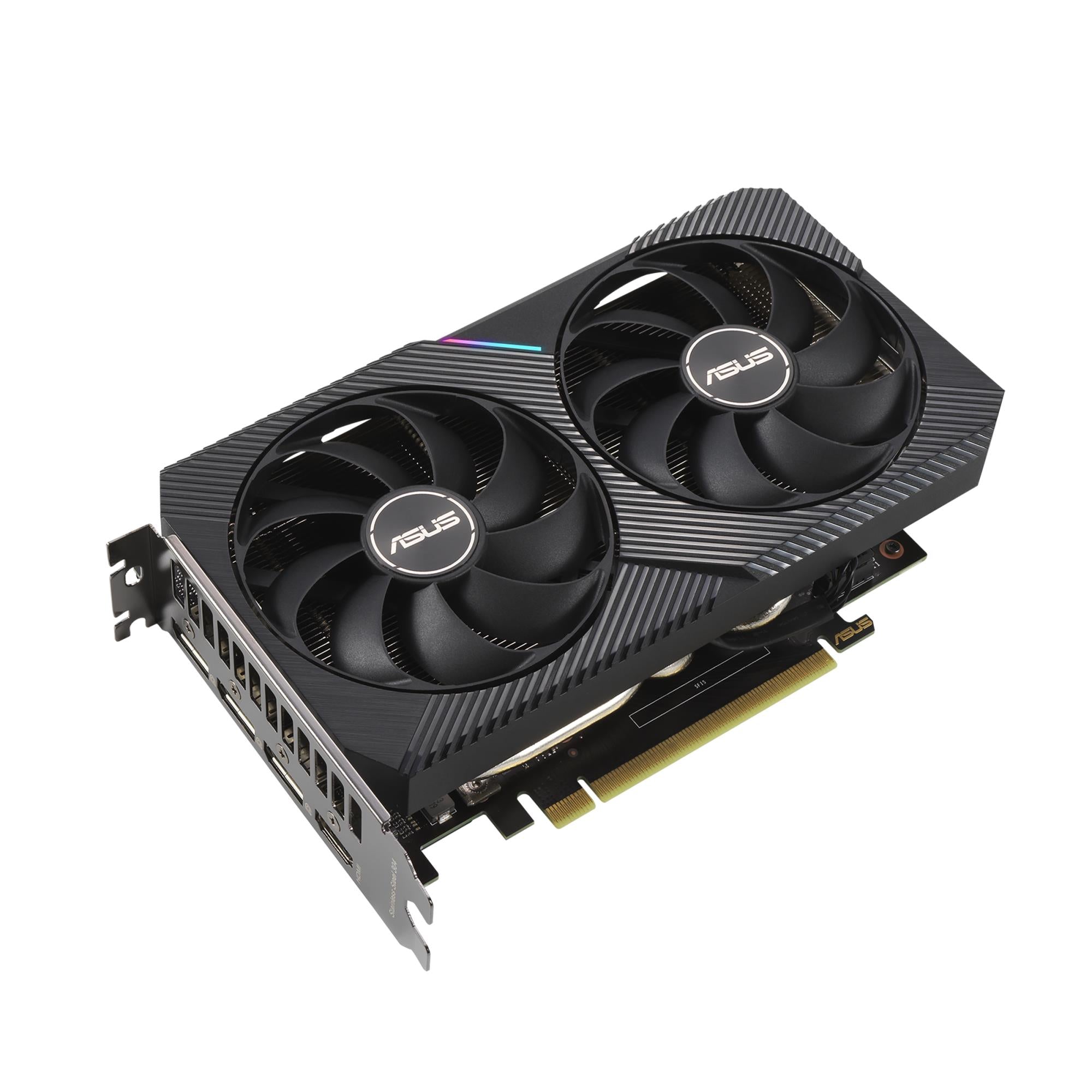 Graphics Card ASUS NVIDIA GeForce RTX 3060 12 GB 192 bit PCIE 4.0 16x GDDR6 GPU 1837 MHz 1xHDMI 3xDisplayPort DUAL-RTX3060-O12G-V2