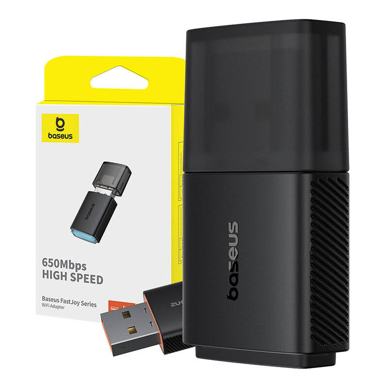 Adapter WiFi Baseus FastJoy 650Mbps (czarny) - Product Image 1