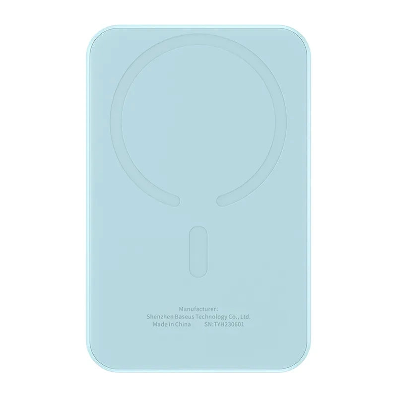 Magnetic Mini Powerbank Baseus 5000mAh, USB-C 20W (blue) - Product Image 2