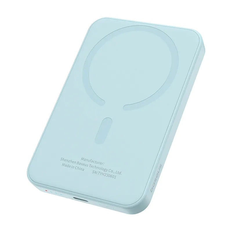 Magnetic Mini Powerbank Baseus 5000mAh, USB-C 20W (blue) - Product Image 5