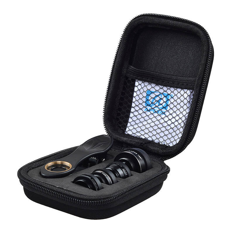 Mobile lens kit APEXEL APL-DG5H 5 in 1 universal (black) - Product Image 2