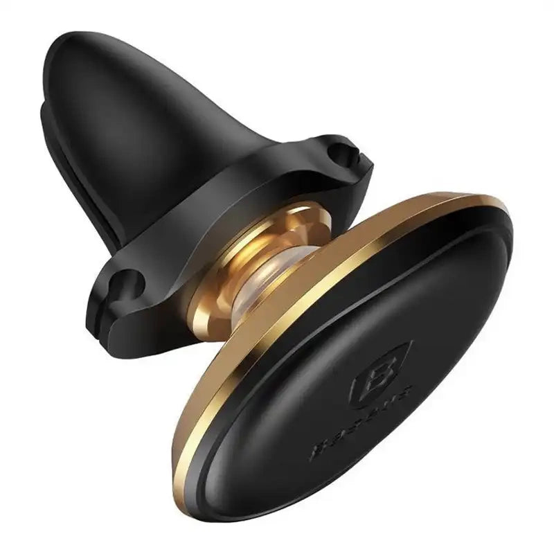 Baseus Magnetic Air Vent Car Mount Holder with cable clip Gold - Product Image 3