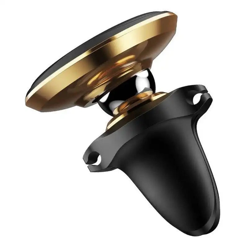 Baseus Magnetic Air Vent Car Mount Holder with cable clip Gold - Product Image 5