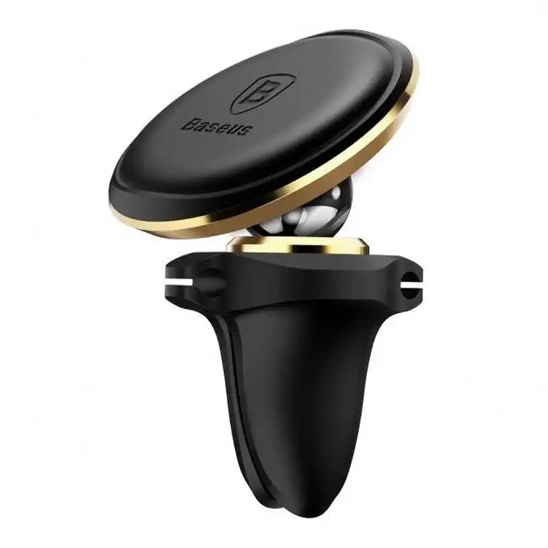 Baseus Magnetic Air Vent Car Mount Holder with cable clip Gold - Product Image 4
