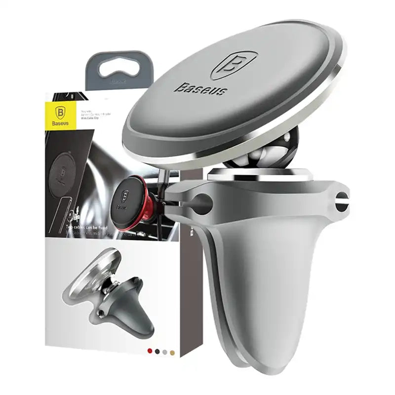 Gravity car mount for air vent Baseus (silver) - Product Image 8