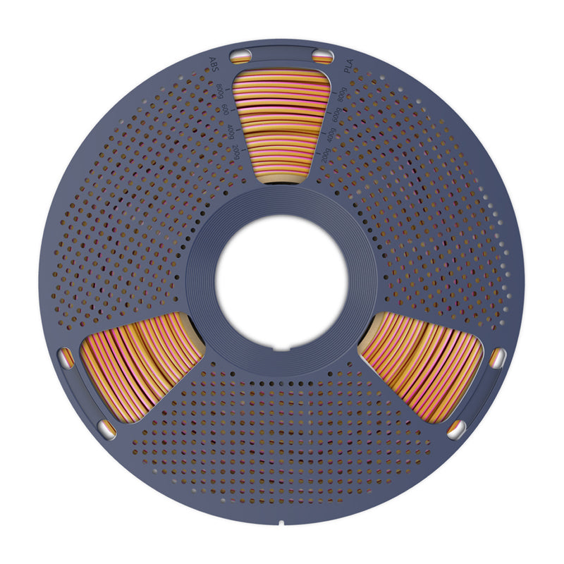 Sunlu PLA+ Silk Tri-Color Filament (red, yellow, and blue) - Image 3