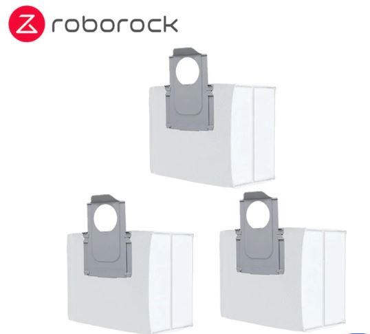 Vacuum Cleaner Accessory ROBOROCK Disposable Dust Bag 4pcs White For OC0/Q70+/Q70 Max+/OC5/Q75+/Q75 Max+/Q55+/O35/S75 MaxV Ultra/S70 Pro Ultra/S80 Pro Ultra/S85 Pro Ultra/OC0-D/S80+/Q80 Max+/OC5-D/S85+/Q85 Max+/Q55 Pro+/S70 Max Ultra/S75 Max Ultra/Q55