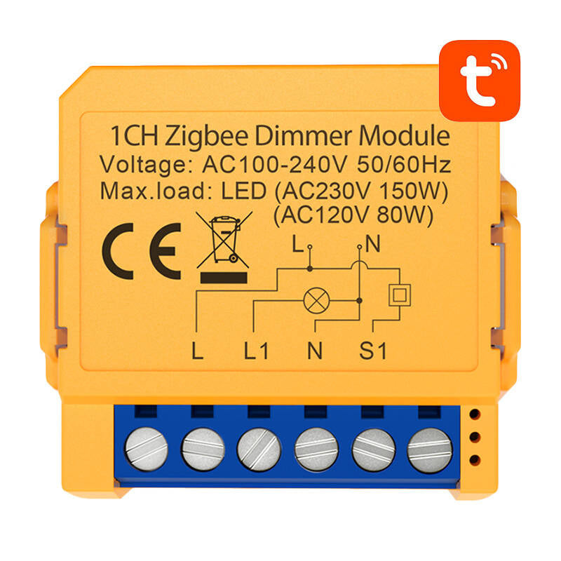 Smart socket switch ZigBee Avatto ZDMS16-2 TUYA - Product Image 1