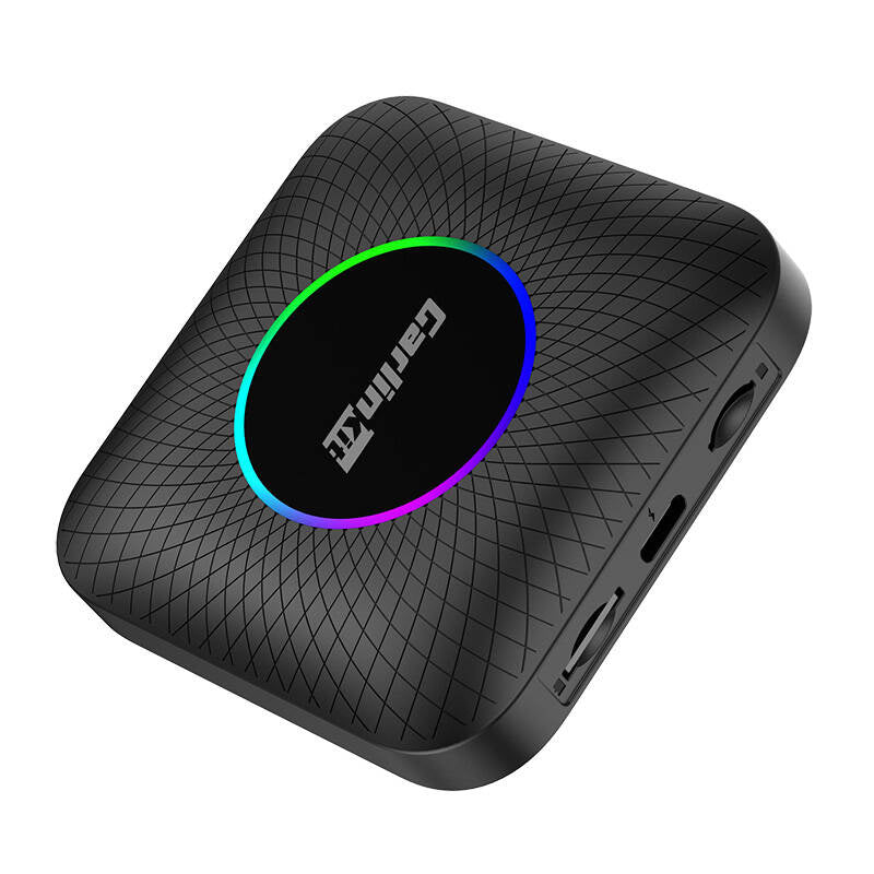 Carlinkit TBOX PLUS LED-Wireless-Adapter, 4G/64G, Apple Carplay/Android Auto (schwarz)