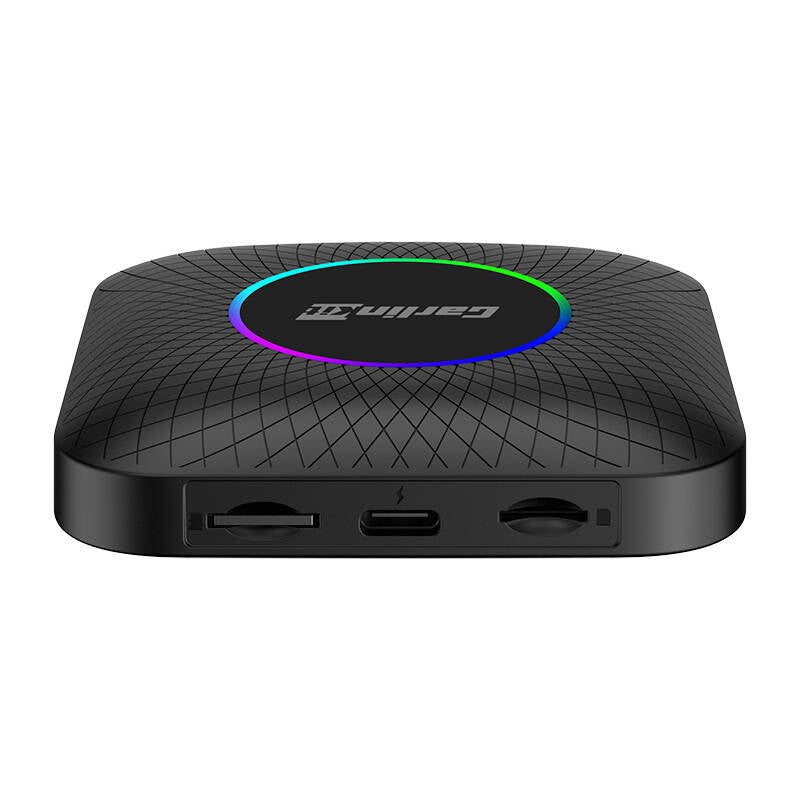 Carlinkit TBOX PLUS LED-Wireless-Adapter, 4G/64G, Apple Carplay/Android Auto (schwarz)