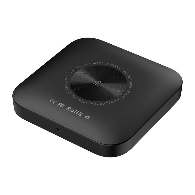 Carlinkit TBOX PLUS LED-Wireless-Adapter, 4G/64G, Apple Carplay/Android Auto (schwarz)