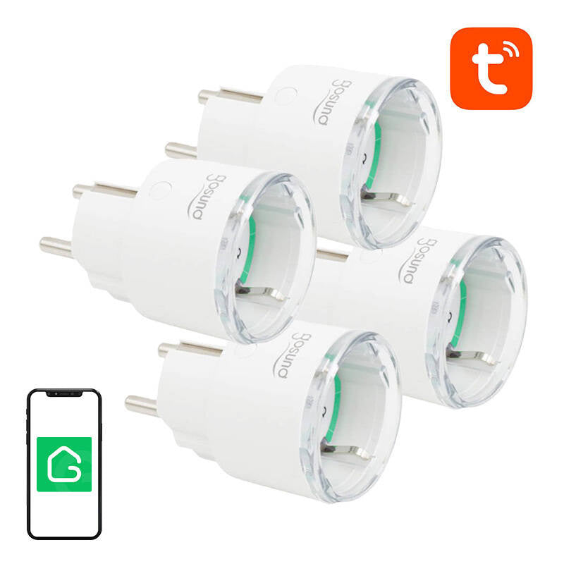 Smart plug WiFi Gosund SP111 3680W 16A, Tuya 4-pack - Product Image 1