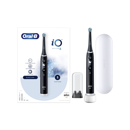 Oral-B | Electric Toothbrush | iO6 Series | Rechargeable | For adults | Number of brush heads included 1 | Number of tee