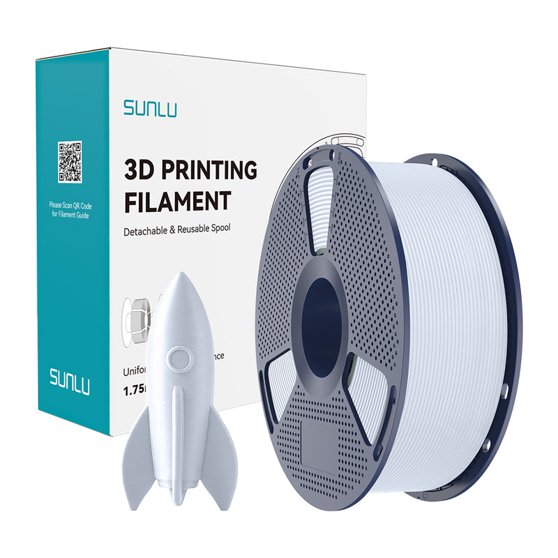 Sunlu High-Speed PLA Filament - White - Image 1