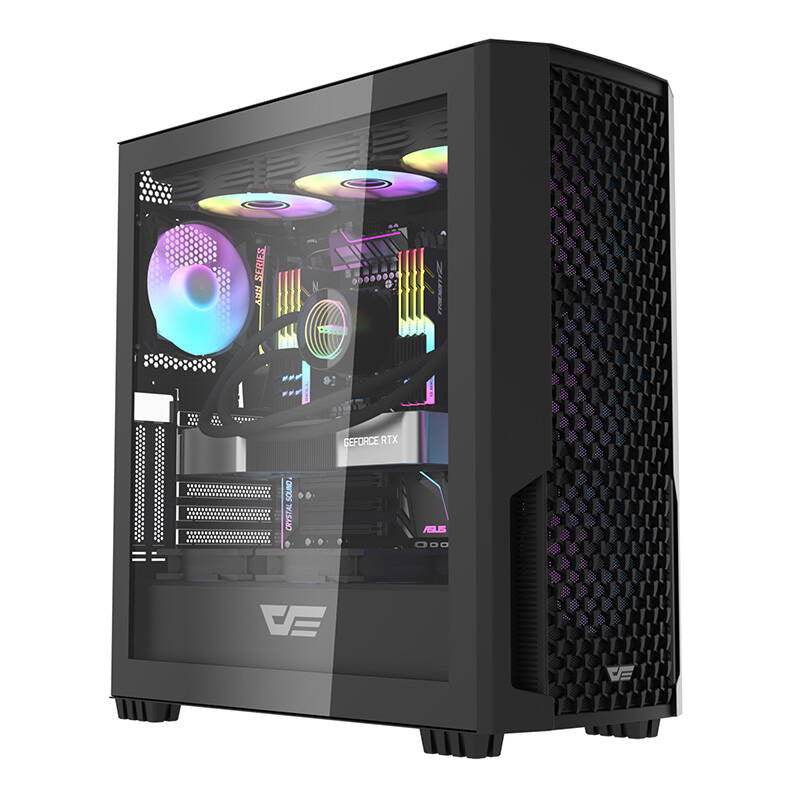Computer case Darkflash DF2100 + 4 ARGB fans (black) - Product Image 2