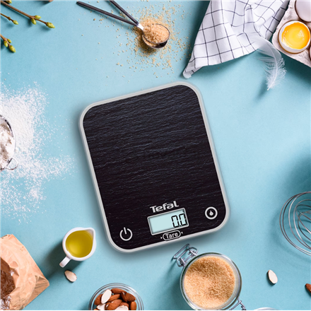 TEFAL Kitchen Scale | BC50D2V0 Optiss | Maximum weight (capacity) 5 kg | Display type LCD | Black