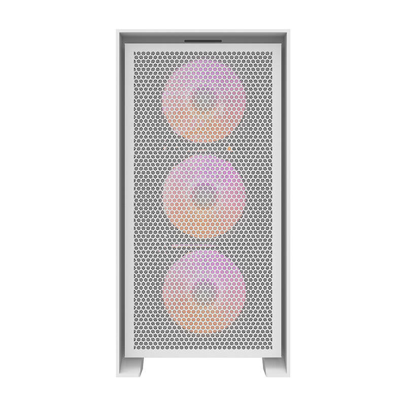 Darkflash DRX70 MESH Computergehäuse (weiß) + 4 RGB-Lüfter