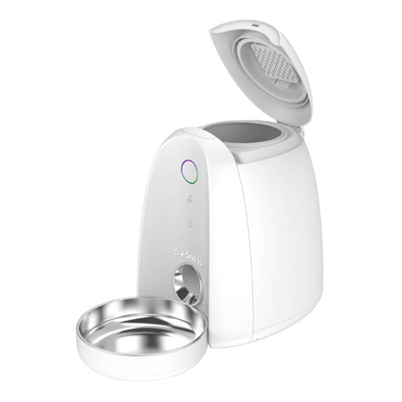 Automatic Pet Feeder with metal bowl WIFI mini Dogness (white) - Product Image 4