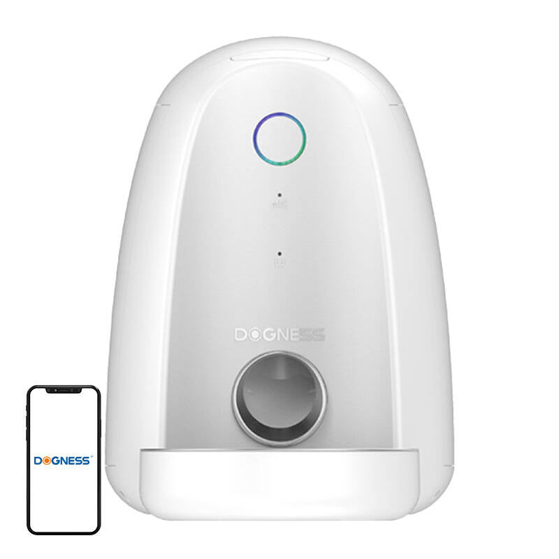 Automatic Pet Feeder with plastic bowl WIFI mini Dogness (white) - Product Image 1