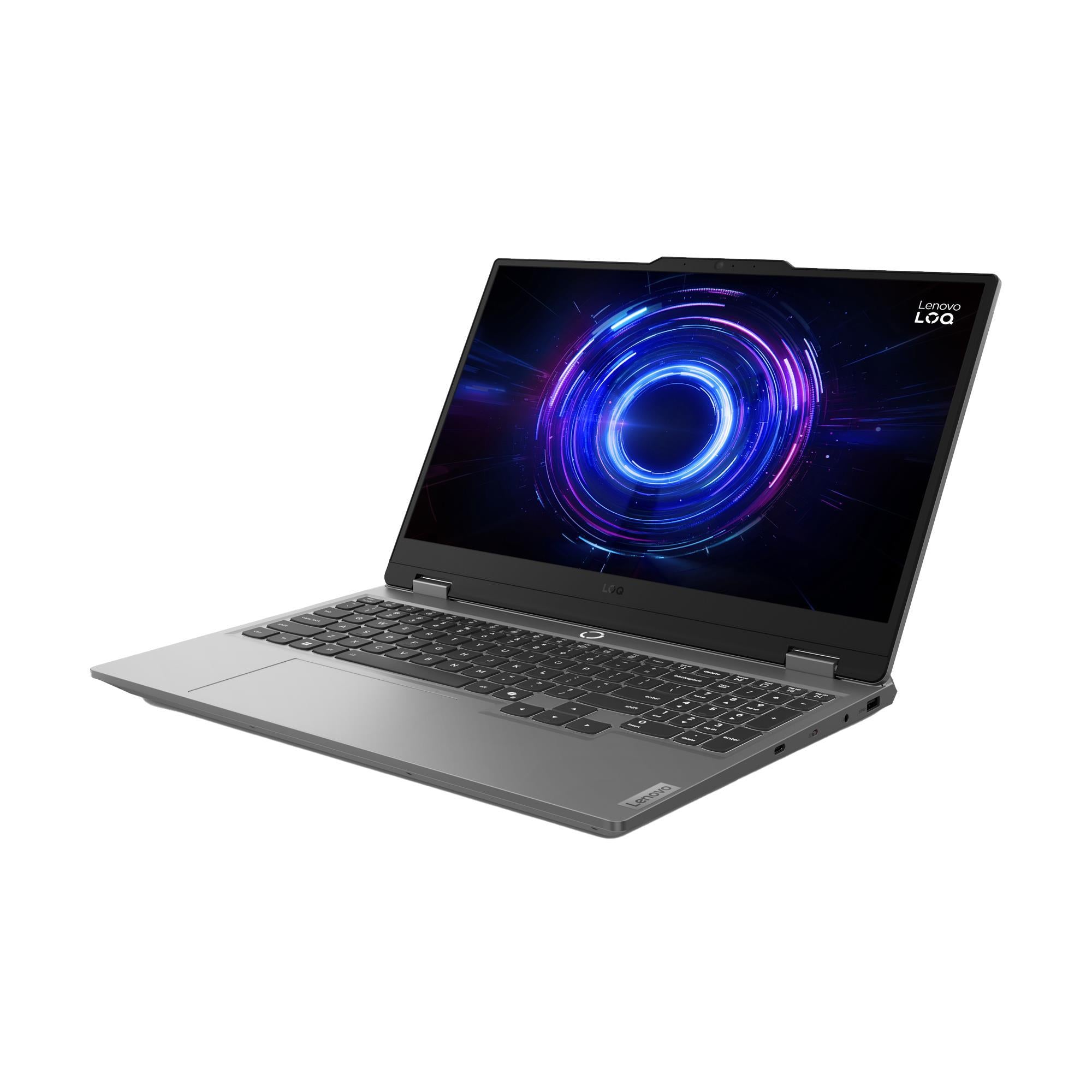 Notebook LENOVO LOQ 15IRX10 CPU Intel® CoreT i7 i7-13650HX 15.6 " 1920 x 1080 pixels RAM 32 GB DDR5-SDRAM SSD 1000 GB Discrete graphics NVIDIA GeForce RTX 5060 8 GB On-board graphics Yes Numeric keypad Yes Colour Grey Weight 2.4 kg 4800 MHz 83JE006FRM