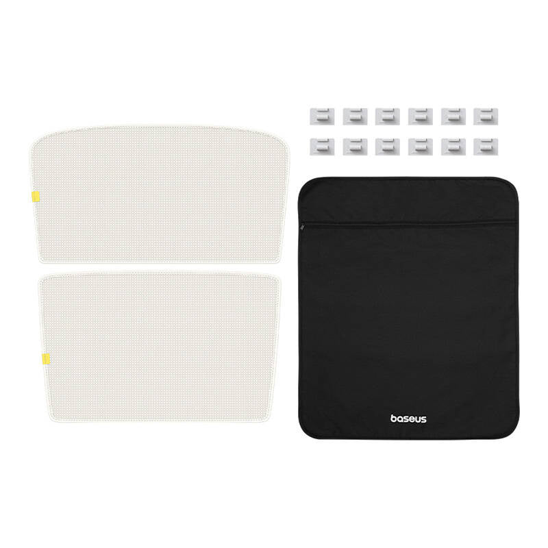 Car Skylight Sunshade Double Layer Version Baseus T-Space for Tesla Model 3 (white) - Product Image 7