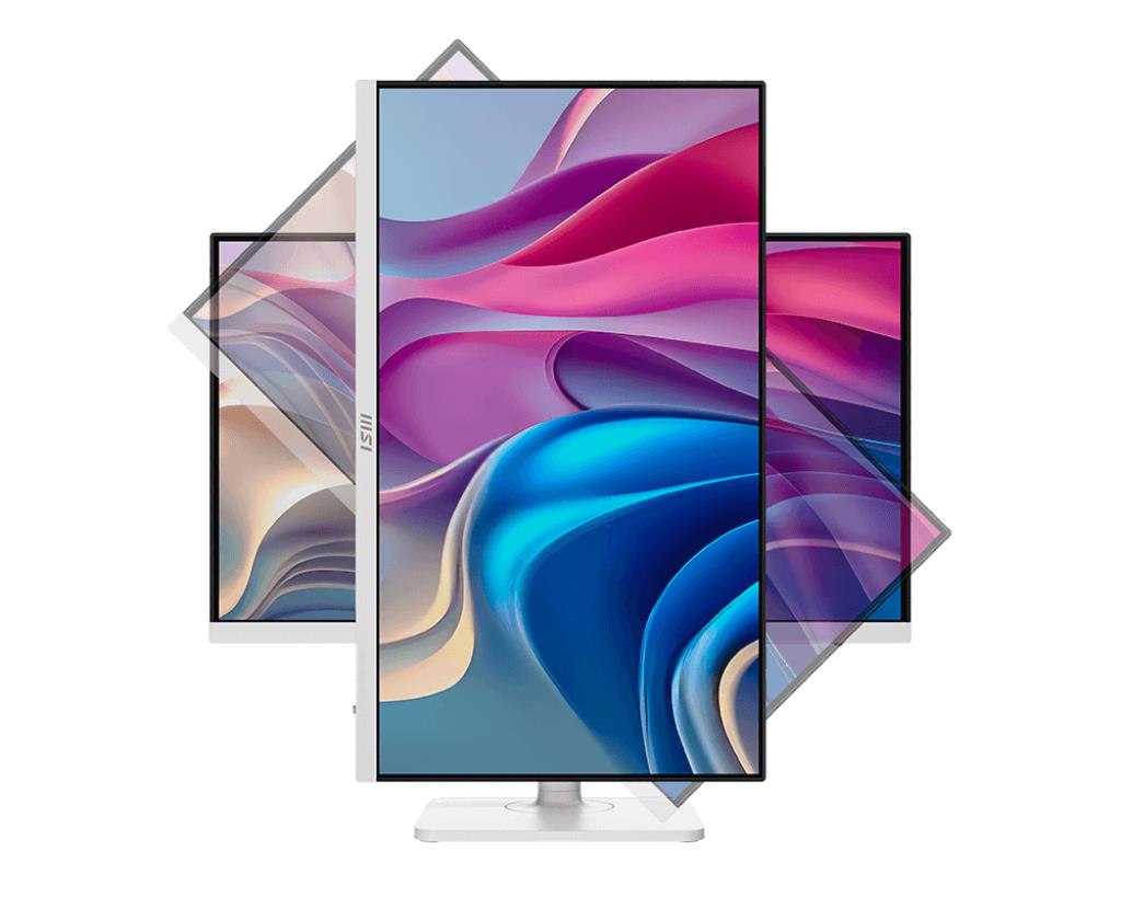 LCD Monitor MSI MODERN MD272UPHW 27" Business/4K Matte Panel IPS 3840x2160 16:9 60Hz 4 ms Speakers Colour White MODERNMD272UPHW