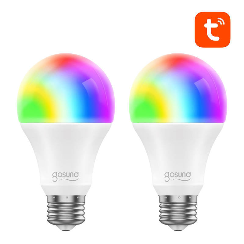 Smart Bulb WiFi RGB LED Gosund WB4-2 E27 (2-pack) Tuya - Product Image 2