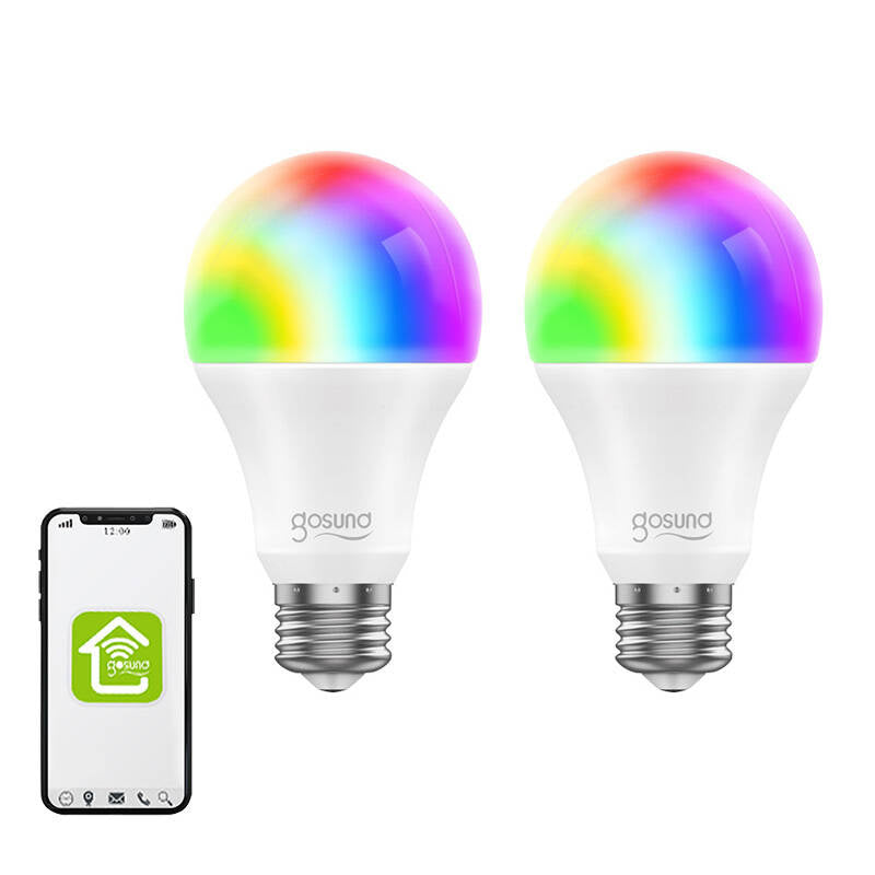 Smart Bulb WiFi RGB LED Gosund WB4-2 E27 (2-pack) Tuya - Product Image 3
