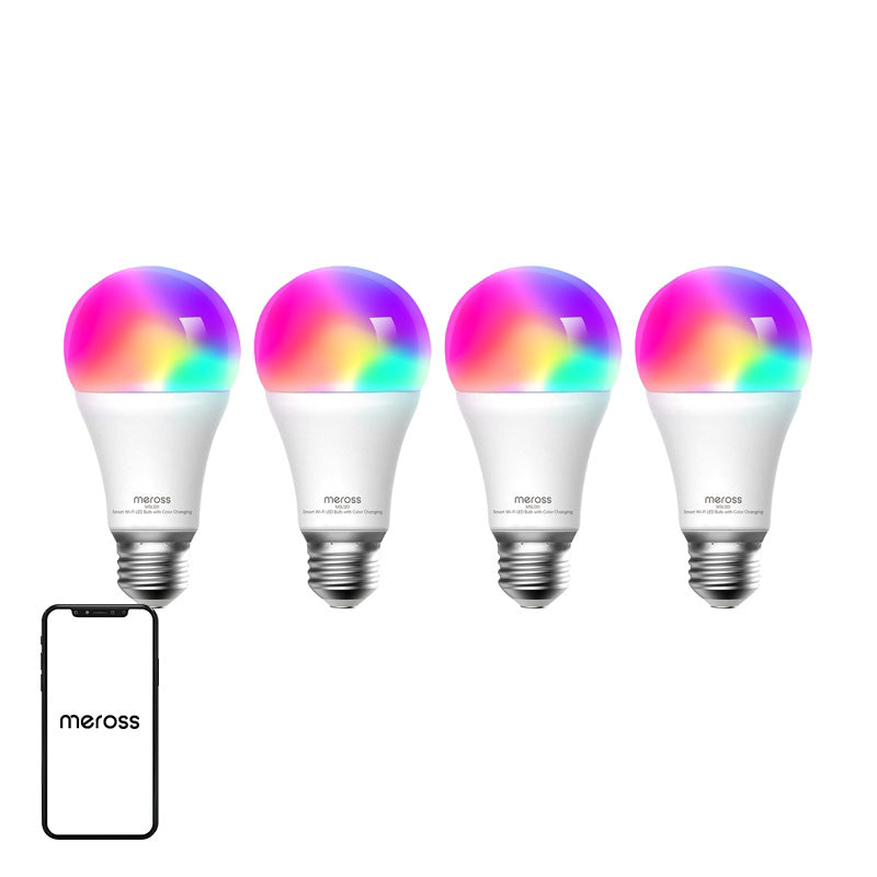 Meross MSL120 WiFi Smart LED Light Bulb (HomeKit) (four-pack) - Image 1